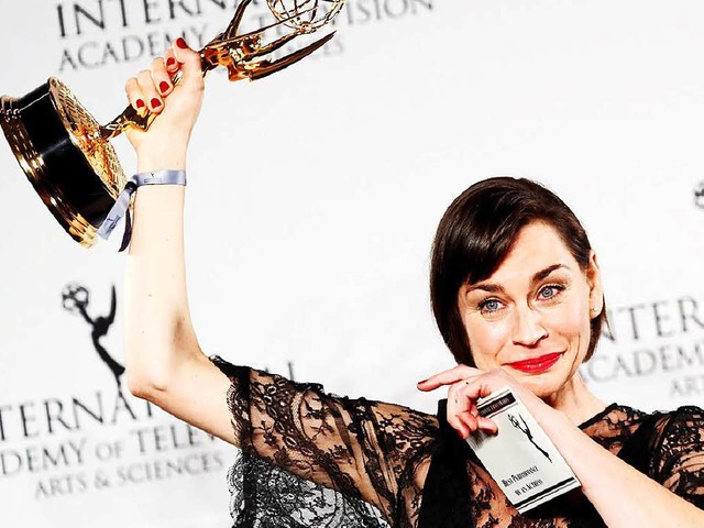 Emmy-Gewinnerin: Christiane Paul wurde als beste Hauptdarstellerin ausgezeichnet  | Foto: dpa