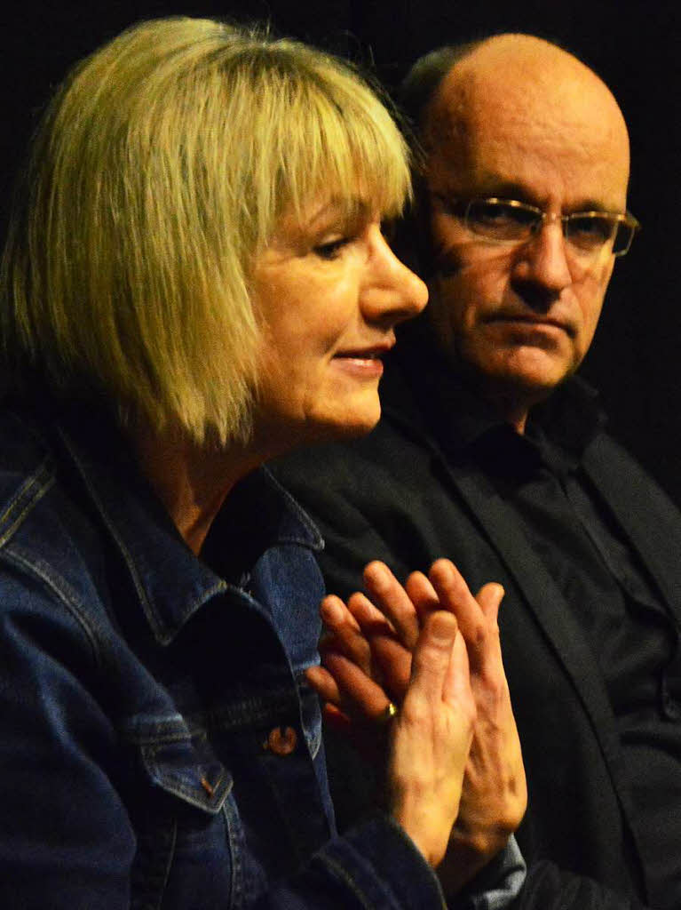 Theaterleiterin Karin Maen und Willi Adam