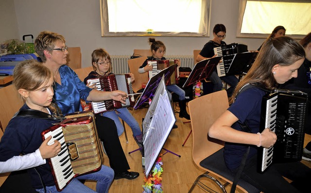 Wyhl. Auch die Kleinsten spielten mit.  | Foto: Roland Vitt