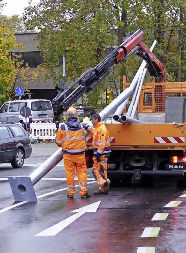 Blockade am Stadtbuckel.  | Foto: hsl