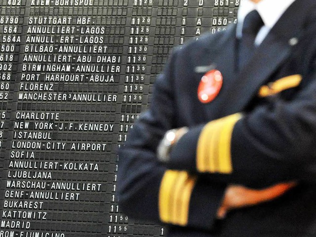 Die Lufthansa-Piloten sind in einen zweitgigen Streik getreten.  | Foto: dpa