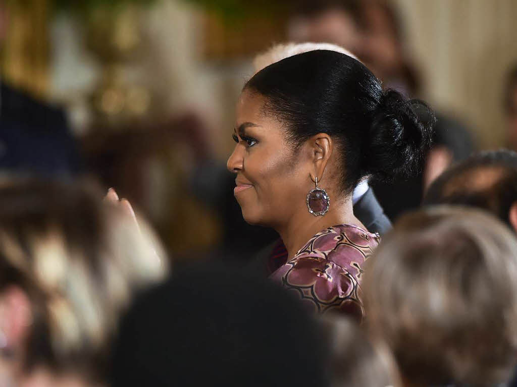 Zum letzten Mal vor seinem baldigen Amtsende hat US-Prsident Barack Obama am Dienstag die Freiheitsmedaille 