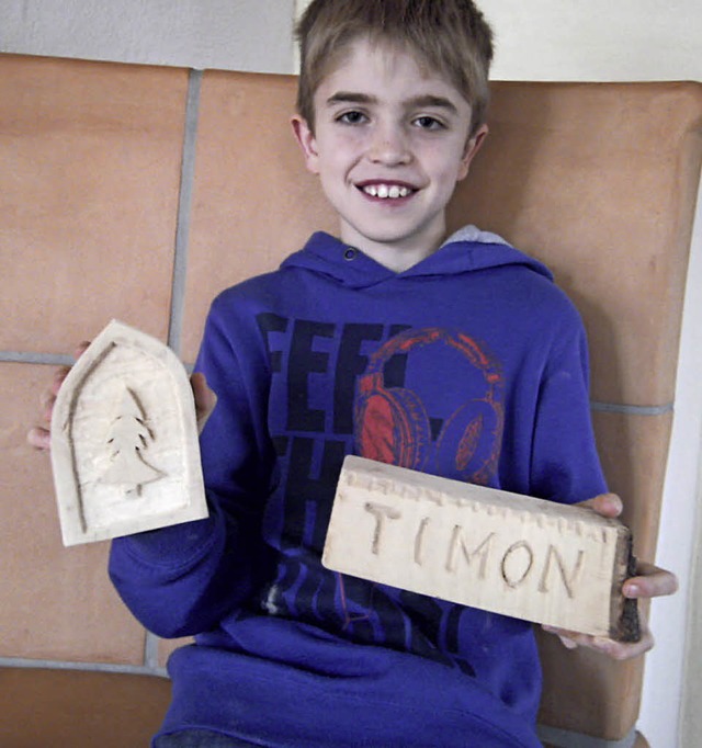 Timon und seine Werke   | Foto: Privat