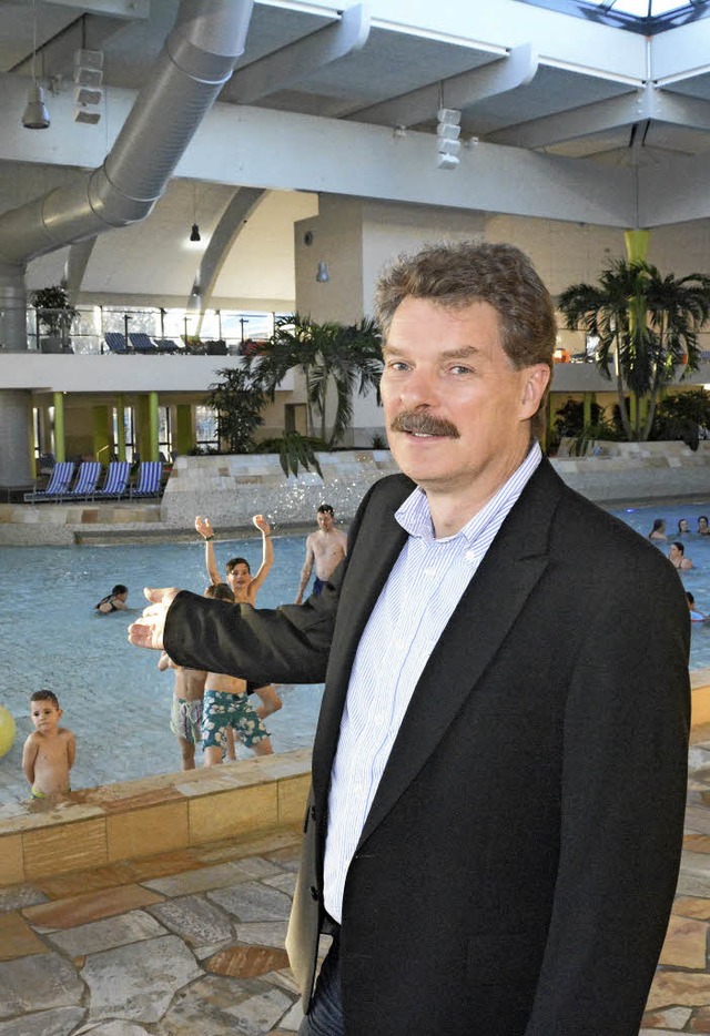 Geschftsfhrer Carl Stephan Matti ist...ands  in diesem Jahr bisher zufrieden.  | Foto: LAUBER