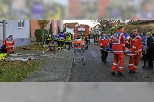 Im Ernstfall wren mehr Abteilungen im Einsatz