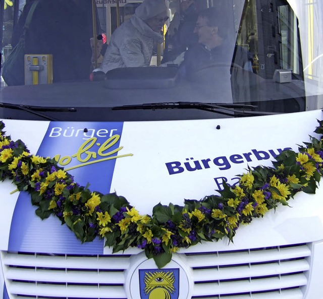 Brgermobile sind schon in einigen St... &#8211; wie dieses in Bad Krozingen.   | Foto: Susanne Mller