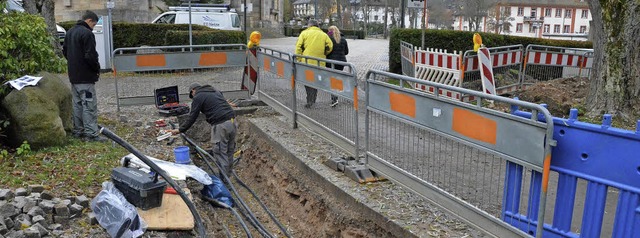 Der Stromnetzbetreiber ED Netze hat in...m Weihnachtsmarkt abgeschlossen sein.   | Foto: Sebastian Barthmes