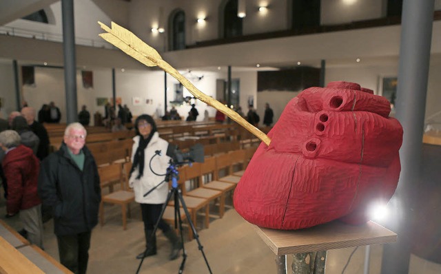 Die Liebe ist das Thema der aktuellen ...usstellung in der Altenheimer Kirche.   | Foto: Christoph Breithaupt