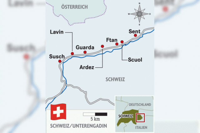 Winterwandern im Unterengadin / Schweiz