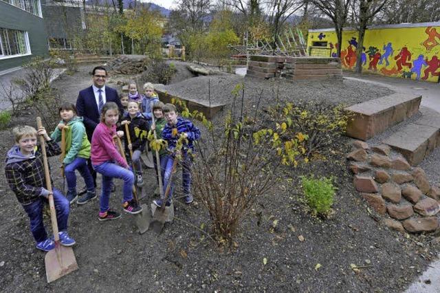 Ein Schulhof wird zum Hingucker