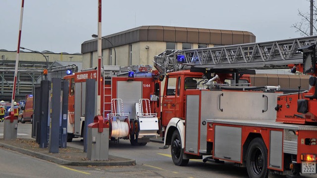 Um im Ernstfall schnell und koordinier... nach der Alarmierung am Werktor ein.   | Foto: Verena Pichler