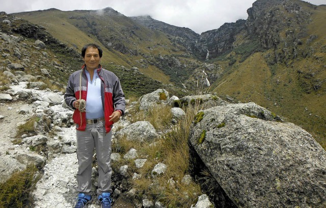 Sal Luciano aus Peru frchtet um sein...8211; und verklagt deshalb <ppp></ppp>  | Foto: dpa