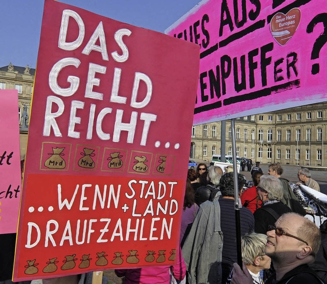 Archivfoto aus dem Jahr 2012: Demonstration gegen S21   | Foto: DPA