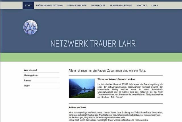 Neue Homepage des Netzwerks Trauer soll Wahrnehmung frdern