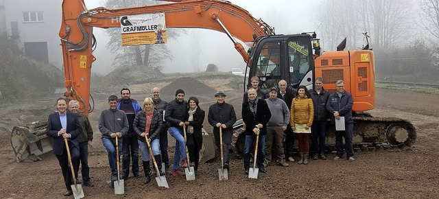 Planer, Handwerker, Bauherren und Vert...bauprojekt der Stadt Elzach zu geben.   | Foto: Kurt Meier