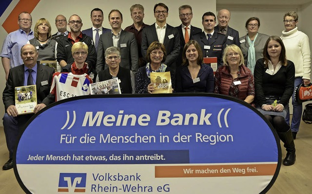 Zahlreiche Vereine und Institutionen k...ner Spende der Volksbank Rhein-Wehra.   | Foto: Hrvoje Miloslavic