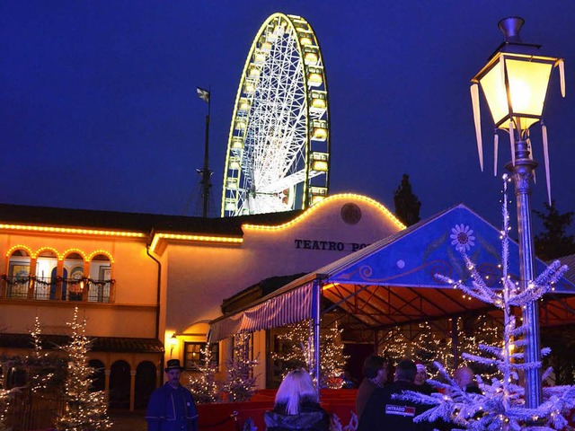 Lichterglanz und Riesenrad &#8211; der... ganz auf die Weihnachtszeit getrimmt.  | Foto: Christian Kramberg