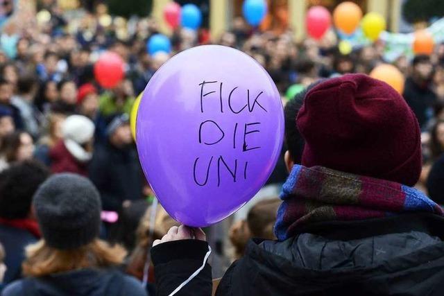 Fotos: Demo gegen Studiengebhren in Freiburg