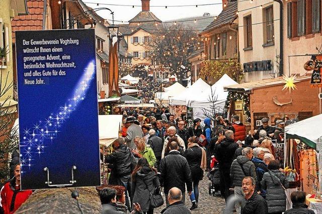 Weihnachtsmarkt lockt mehrere tausend Besucher nach Burkheim