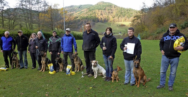 Bei der Herbstprfung des Hundesportve... Vereinen  guter Hundesport geboten.    | Foto: Eberhard Gross