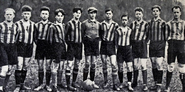 Die Mannschaft des FC Maulburg im Jahr 1929   | Foto: Foto/Repro: Anja bertsch