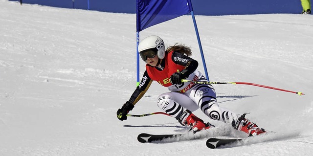 Carolin Ruckes vom SC Neustadt startete rasant in die alpine Skisaison.   | Foto: siegmund