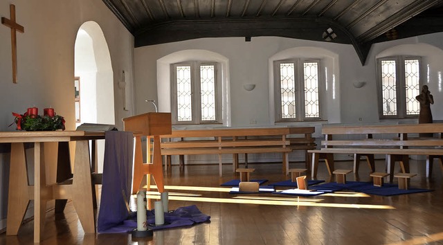 Auch die Kapelle im Rittersaal befindet sich in Auflsung.   | Foto: Ingrid Bhm-Jacob