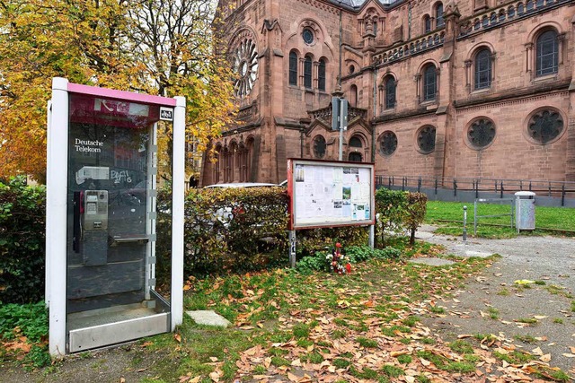 Der Tatort an der Johanneskirche: Auf ...hrigen Mann am 12. Oktober attackiert.  | Foto: Thomas Kunz