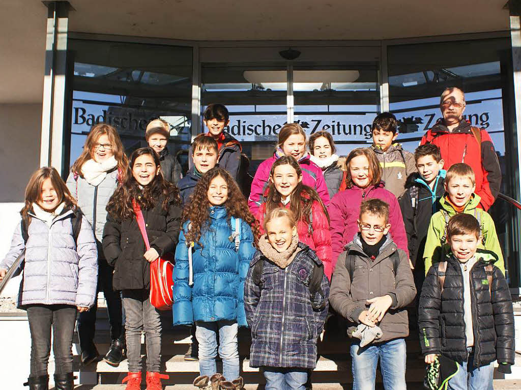 Klasse G4 der Hans-Thoma-Schule aus Laufenburg