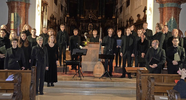 Das Vocalconsort Bad Sckingen trat au... im Mnster auf, nun kehrt es zurck.   | Foto: Michael Gottstein