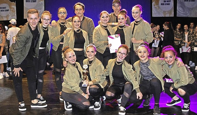 DeLaSoul sind zum zweiten Mal in Folge...pameister beim Wettbewerb Dance4Fans.   | Foto: Tanzschule Seidel