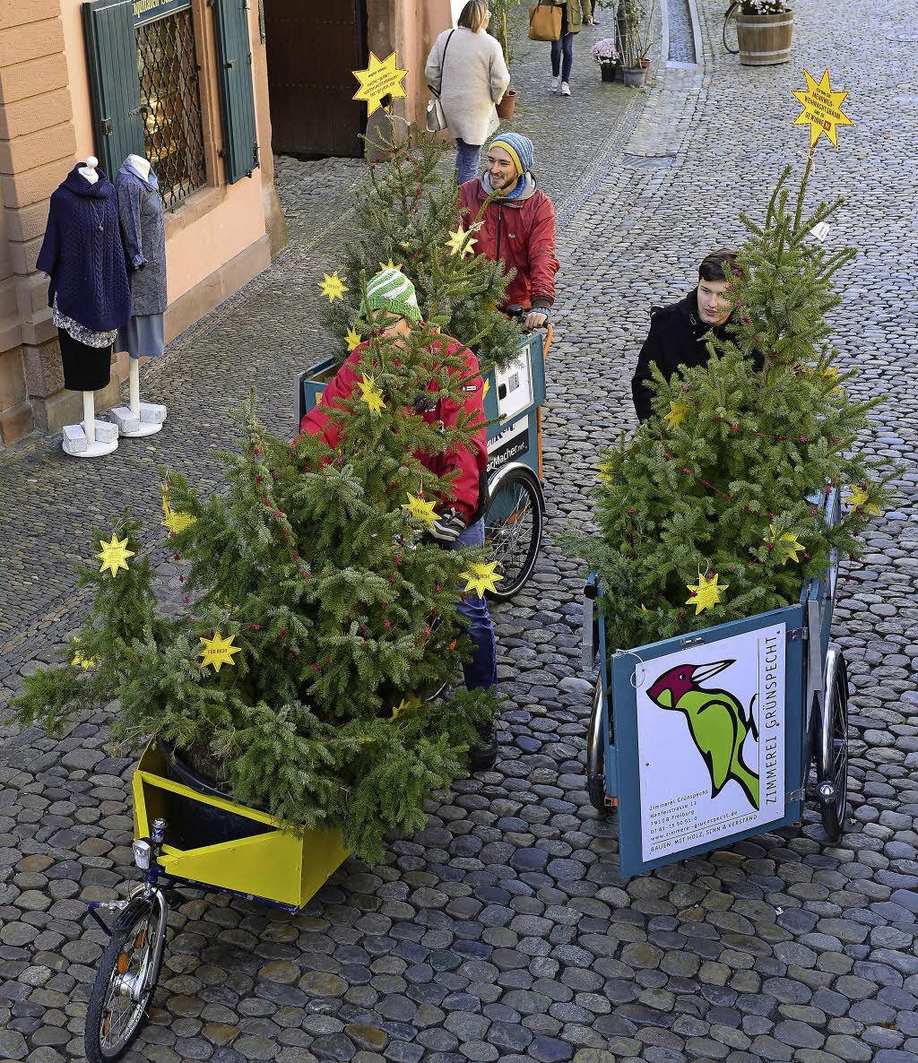 Der ganz grüne Weihnachtsbaum Freiburg Badische Zeitung