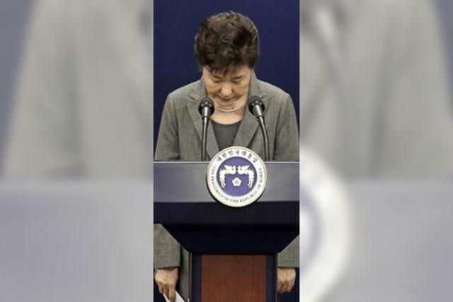 Prsidentin Park Geun-Hye zum Rcktritt bereit