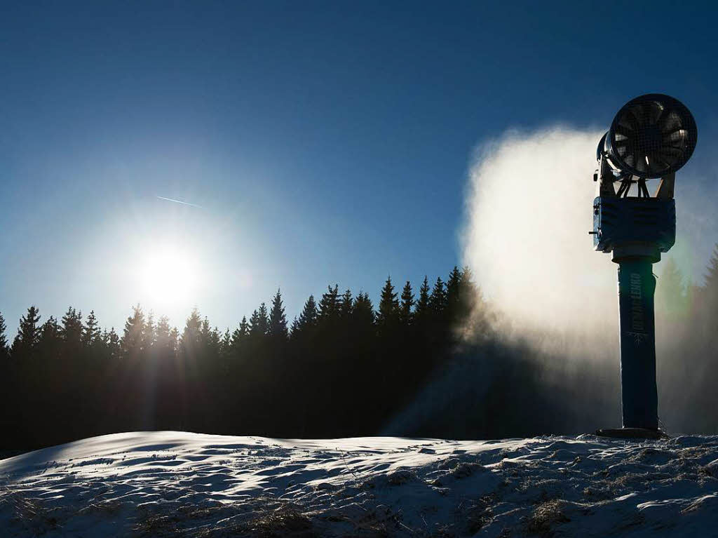 Auf dem Wurmberg im Oberharz kann die Skisaison kommen.