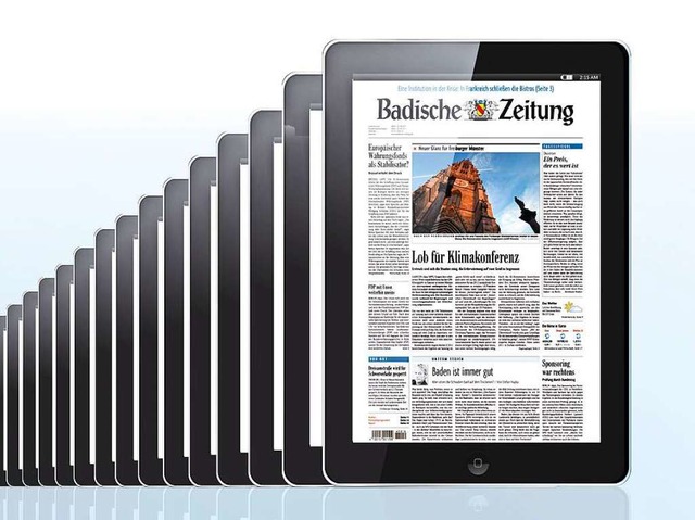 Das BZ-Digital-Abo beinhaltet auch die BZ-iPad-App.  | Foto: PR