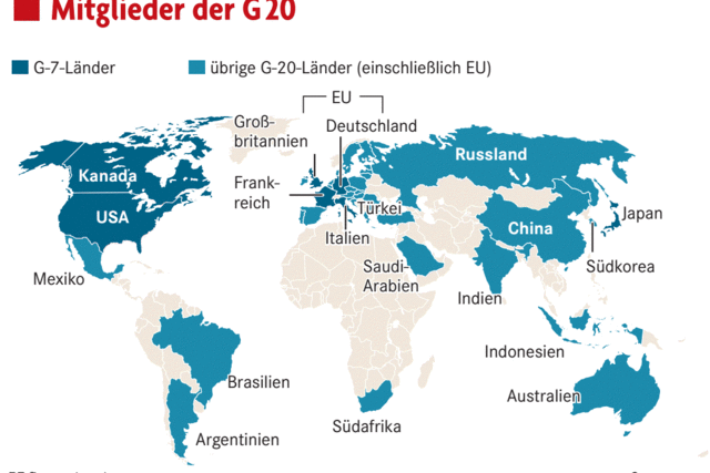 Deutschland übernimmt Vorsitz der G 20