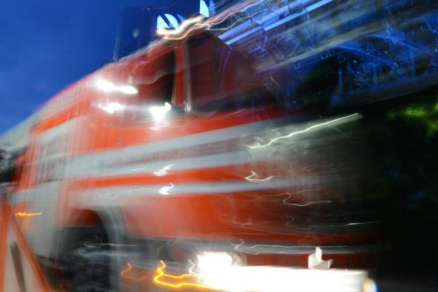 Brand in Maulburg: Feuerwehr rettet zwei Hausbewohner