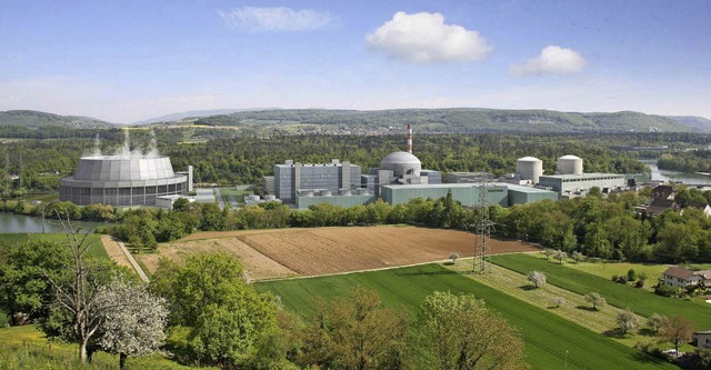 Ein neues Kernkraftwerk Beznau III als...zu sehen ist, wird  Illusion bleiben.   | Foto: Axpo AG