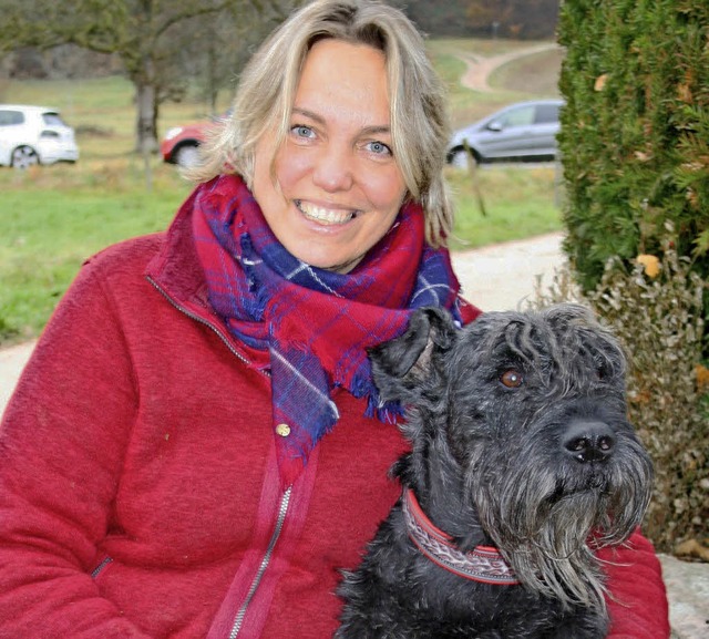 Bianca Schaper absolvierte mit ihrem &#8222;Eiger&#8220; die Fhrtenprfung.    | Foto: ralph lacher