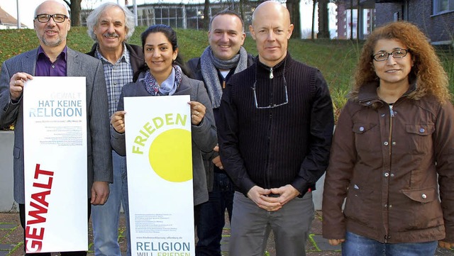 Gemeinsame Vision:  (v. l.):   Jrgen ...Interreligiser Dialog  Offenburg an.   | Foto: Barbara Puppe