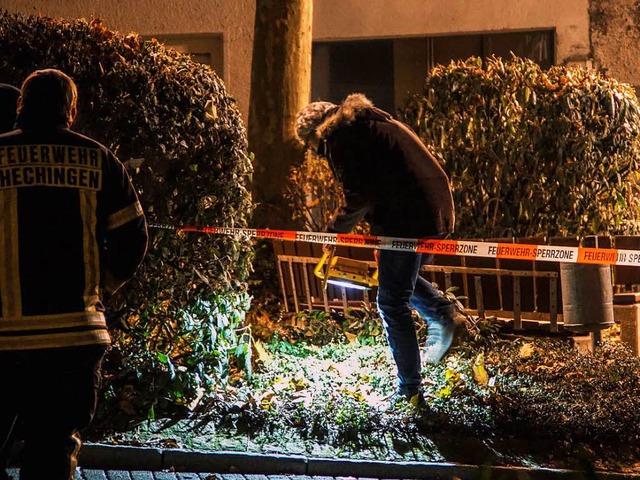 Spurensicherung in Hechingen  | Foto: dpa