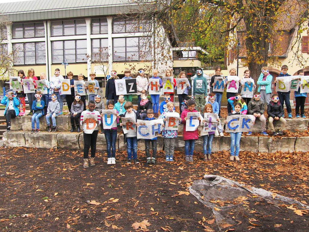 Platz 2 im Bereich Emmendingen/Ortenau: Klassen 4a+b, Meerweinschule, Emmendingen