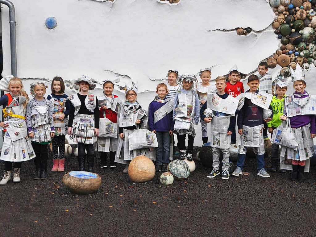 Platz 3 im Bereich Freiburg/Breisgau/Markgrflerland: Klasse 4b, Wilhelm-Hildenbrand-Schule, Oberrotweil