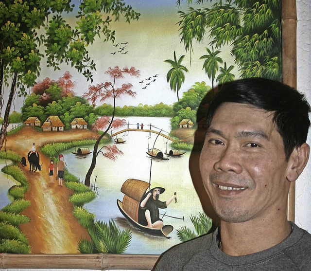 Van Hung Vu (54) erffnete in Hinterza...das erste vietnamesische Restaurant.    | Foto: DIETER MAURER