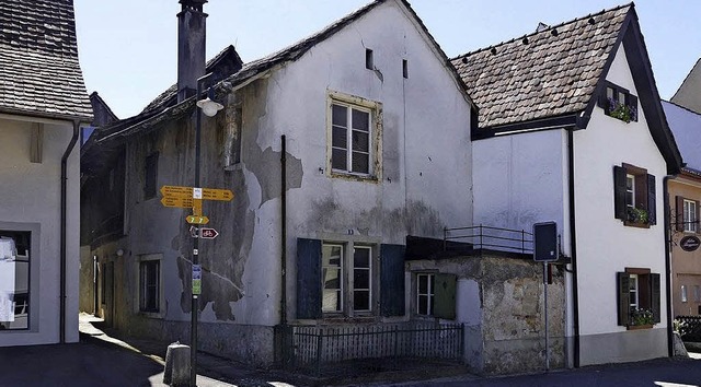 Unscheinbar: das Haus in der Burggasse   | Foto: Archologie Baselland