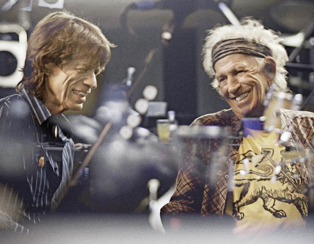 Mick Jagger und Keith Richards (von links) bei der Arbeit   | Foto: Universal Music