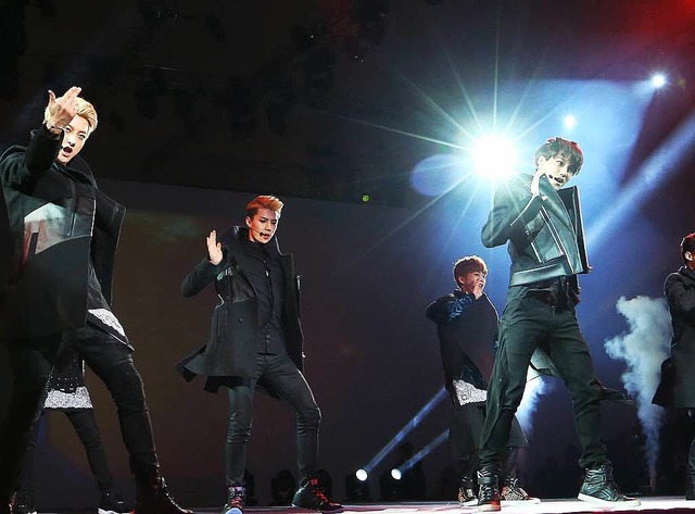 Sdkoreanische Popsternchen: Die Jungs von Exo  | Foto: Yonhap
