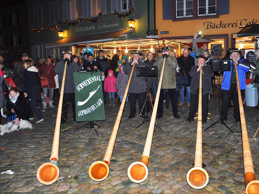 Der Weihnachtsmarkt in Staufen hat wieder zahlreiche Besucher angelockt.