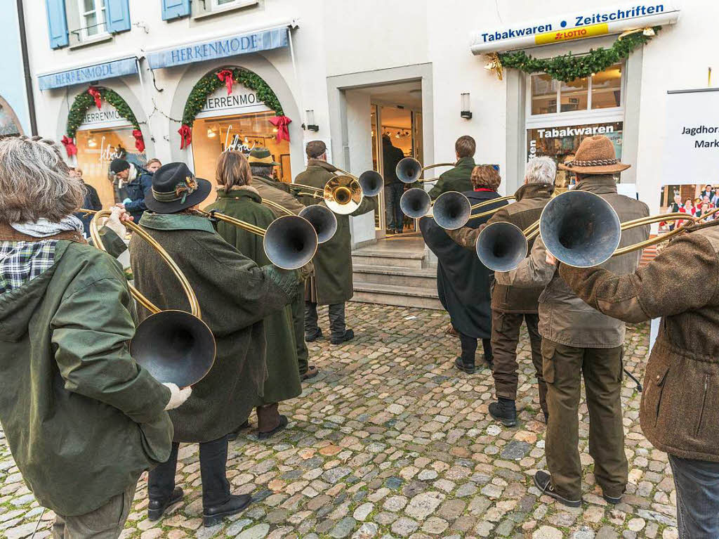 Der Weihnachtsmarkt in Staufen hat wieder zahlreiche Besucher angelockt.