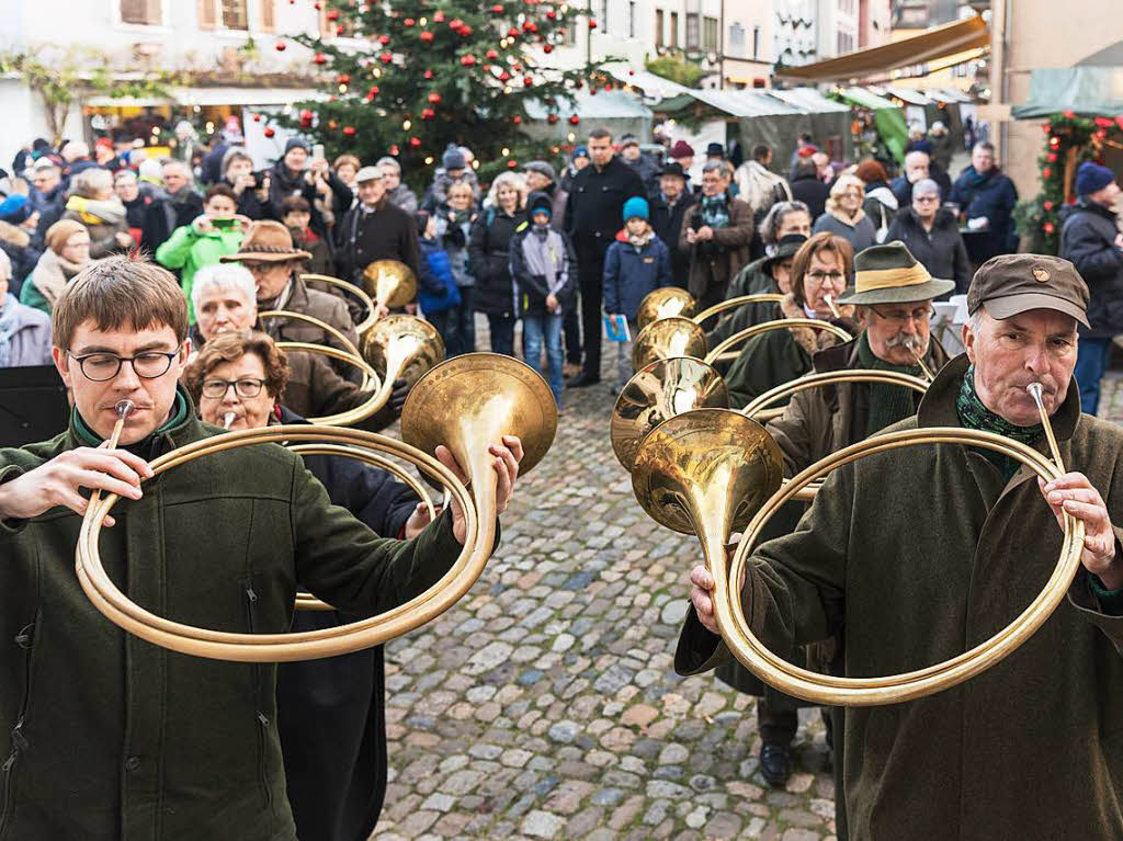 Der Weihnachtsmarkt in Staufen hat wieder zahlreiche Besucher angelockt.